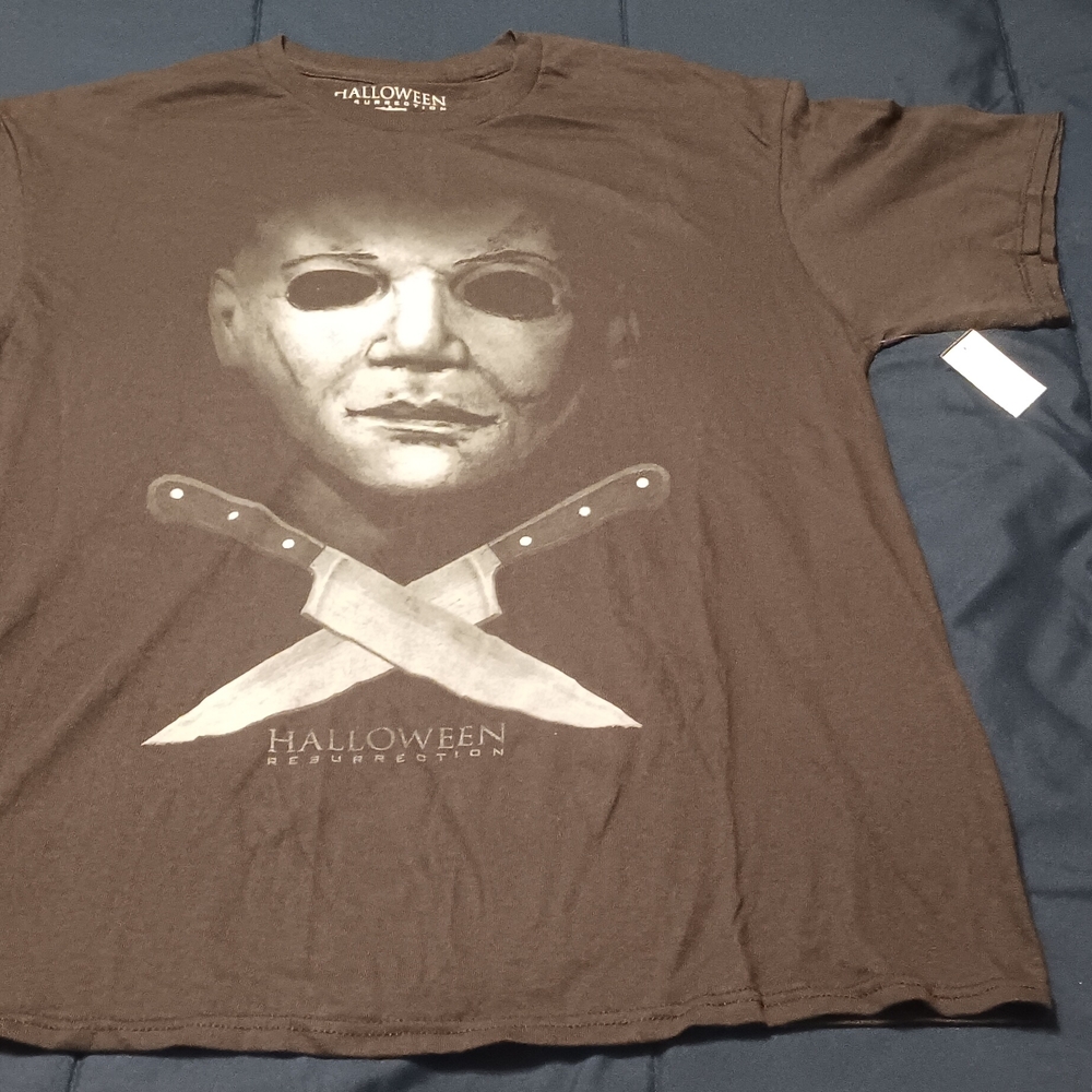 Halloween Resurrection Brown Graphic Tee
